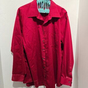 Men’s Long Sleeve Dress Shirt – Size 18 (34/35) – 100% Cotton